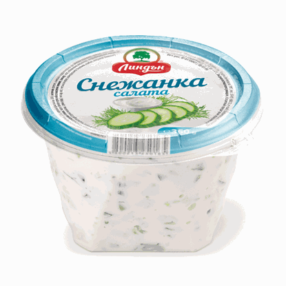 МЛЕЧНА САЛАТА /СНЕЖАНКА/ 350ГР.*12БР. ЛИНДЪН