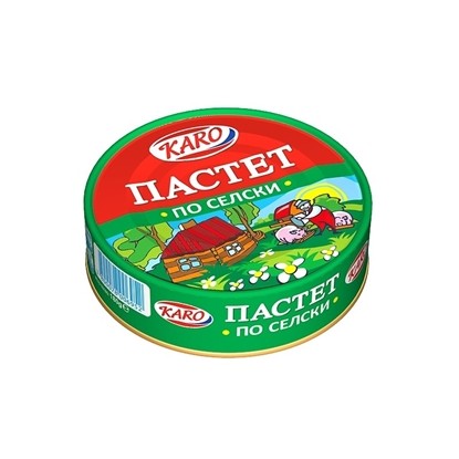 ПАСТЕТ КАРО 300*40  ПО СЕЛСКИ