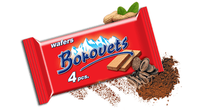 ВАФЛА БОРОВЕЦ 4-КА 120ГР.*60БР.