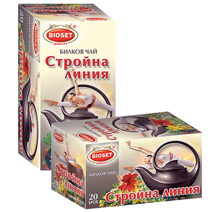 ЧАЙ БИОСЕТ БИЛКОВ *10/СТРОЙНА ЛИНИЯ - ЦЕНА ЗА БР.
