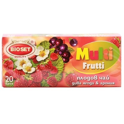 ЧАЙ БИОСЕТ 2ГР.*20 ДИВА ЯГОДА + АРОНИЯ - ЦЕНА ЗА БР.
