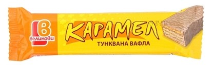 ВАФЛА КАРАМЕЛ 50ГР.*50БР.