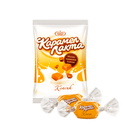КАРАМЕЛ ЛАКТА 120ГР*40 ПАКЕТ