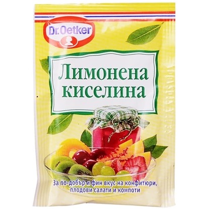 ЛИМОНЕНА КИСЕЛИНА 8ГР. Д-Р ЙОТКЕР