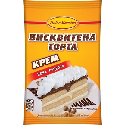 КРЕМ БИСКВИТЕНА ТОРТА  70ГР/ МЕРКУРИЙ