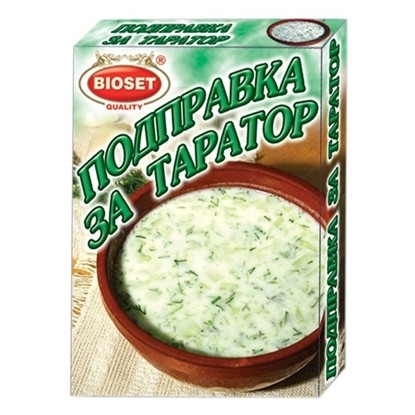 ПОДПРАВКА ТАРАТОР 50ГР КУТИЯ БИОСЕТ - ЦЕНА ЗА БР.
