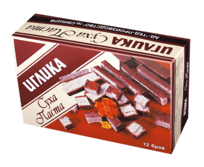 СУХА ПАСТА ИГЛИКА 420ГР*20БР. КАФЯВА