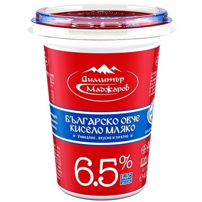 ОВЧЕ КИСЕЛО МЛЯКО МАДЖАРОВ 6.5% 400ГР