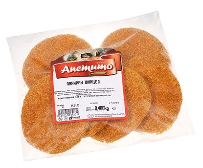 ПИЛЕШКИ ШНИЦЕЛ АПЕТИТО САМИ-М 400ГР.*12БР.