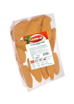 ХРУПКАВ ПИЛЕШКИ ШНИЦЕЛ ФИЛЕ 1КГ.*6БР. САМИ-М