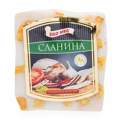 СЛАНИНА С ЧЕСЪН  ЕКО МЕС - ЦЕНА ЗА КГ.