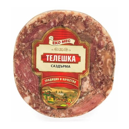 ТЕЛЕШКА САЗДЪРМА ЕКО МЕС 180ГР. ВАКУУМ - ЦЕНА ЗА БР.