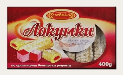 СЛАДКИ ЛОКУМКИ СЛАВЯНКА 400 ГР.*12