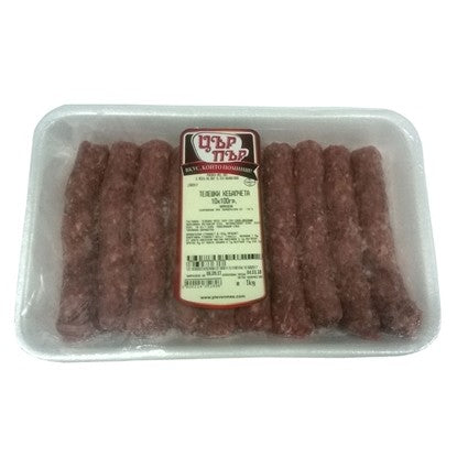 ТЕЛЕШКО КЕБАПЧЕ 10*100 ГР ЯСЕН - ЦЕНА ЗА БР.