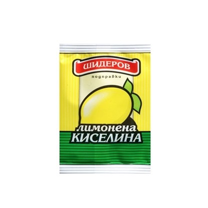 ЛИМОНЕНА КИСЕЛИНА 10ГР. ШИДЕРОВ - ЦЕНА ЗА БР.