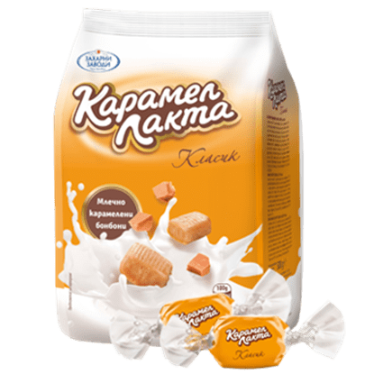КАРАМЕЛ ЛАКТА ГО 400ГР.*14 - ЦЕНА ЗА БР.