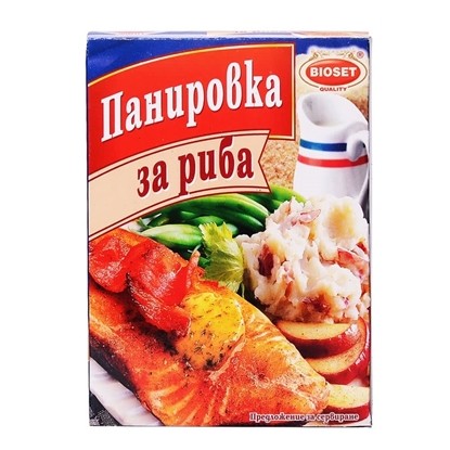 ПАНИРОВКА БИОСЕТ 100ГР. РИБА