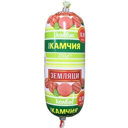 КОЛБАС КАМЧИЯ 250ГР. ЗЕМЛЯЦИ КЕН - ЦЕНА ЗА БР.