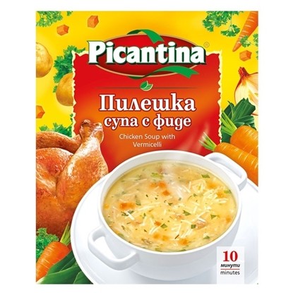 ПИЛЕШКА СУПА С ФИДЕ *24БР. ПИКАНТИНА