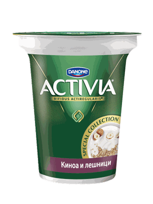 АКТИВИА КИНОА И ЛЕШНИЦИ 280ГР. ДАНОН