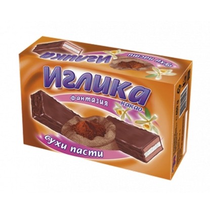 СУХА ПАСТА ИГЛИКА ФАНТАЗИЯ 420ГР.*20БР. КАКАО