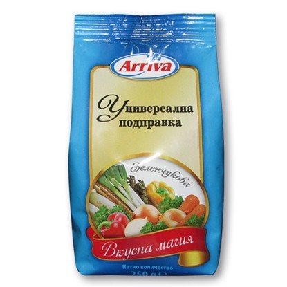 УНИВЕРСАЛНА ЗЕЛЕНЧУКОВА ПОДПРАВКА 250ГР.*24БР. АРИВА