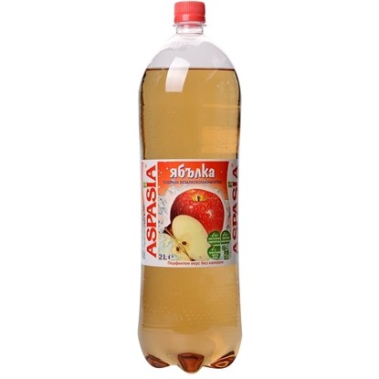 ГАЗИРАНА НАПИТКА АСПАЗИЯ ЯБЪЛКА 2Л.