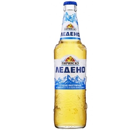 БИРА ПИРИНСКО ЛЕДЕНО 500МЛ.*12БР. С АМБАЛАЖ