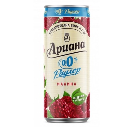 АРИАНА РАДЛЕР МАЛИНА 330МЛ.*6БР. КЕН