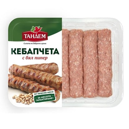 КЕБАПЧЕТА 80ГР.*6БР. ТАНДЕМ - ЦЕНА ЗА ТАРЕЛКА