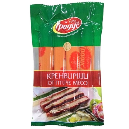ПИЛЕШКИ КРЕНВИРШ ГРАДУС 260ГР. ВАКУУМ - ЦЕНА ЗА БР.