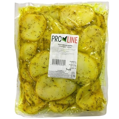 КАРТОФИ НА ШАЙБИ С КОПЪР И ЧЕСЪН 1КГ КЕНАР PROLIN