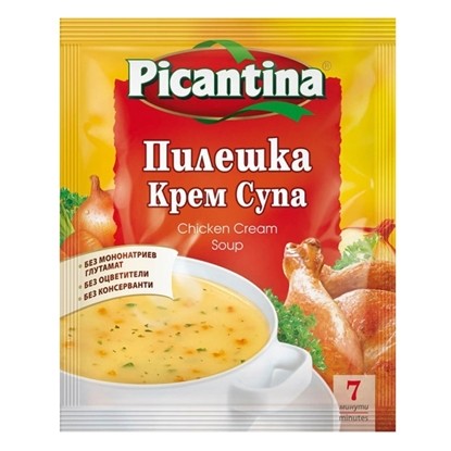 КРЕМ СУПА ПИЛЕ *24БР. ПИКАНТИНА