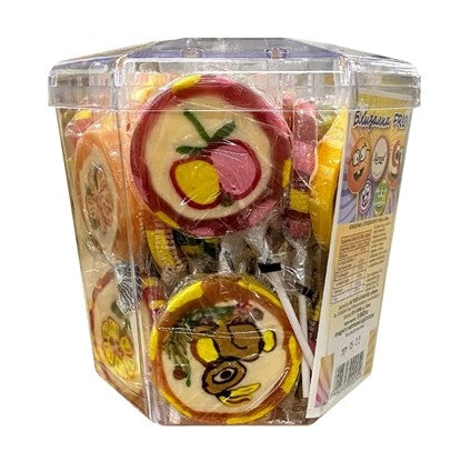 ШАРЕНА БЛИЗАЛКА С ПЛОДОВ ВКУС /ГОЛЯМА/ 26ГР.*40БР. - ЦЕНА ЗА БР.