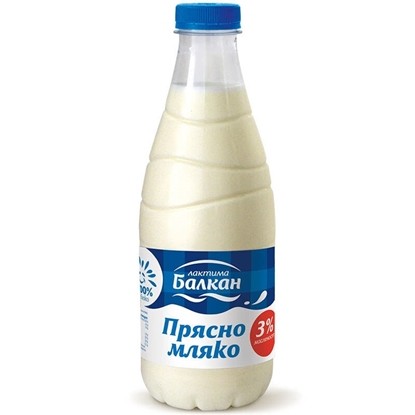 ПРЯСНО МЛЯКО 1Л. БАЛКАН 3%