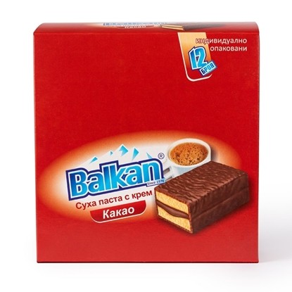 СУХА ПАСТА БАЛКАН /12 ПАСТИ/ КАКАО 420ГР.*12БР.