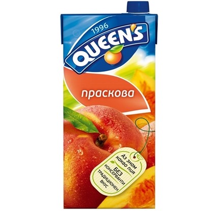 НАТУРАЛЕН СОК КУИНС ПРАСКОВА 2Л.*6БР.