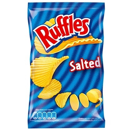 ЧИПС RUFFLES 140ГР.*21БР. СОЛ