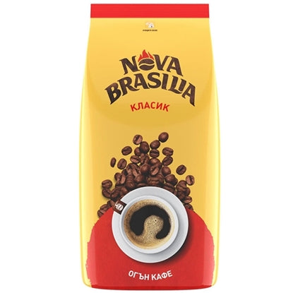 КАФЕ НОВА БРАЗИЛИЯ КЛАСИК НА ЗЪРНА 1КГ.