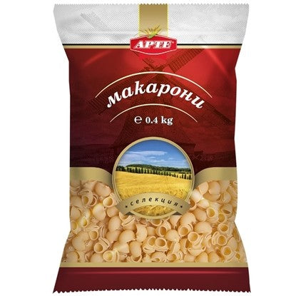 МАКАРОНИ ОХЛЮВ 400ГР.*25БР. АРТЕ