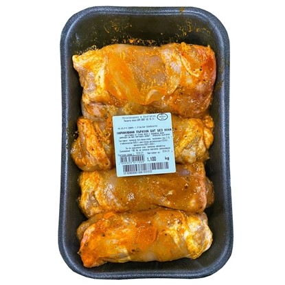 МАРИНОВАНА ПИЛ. ПЪРЖОЛА ОТ БУТ БЕЗ КОЖА ФРИЙ-ЦЕНА ЗА КГ.