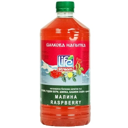 БИЛКОВА НАПИТКА ЛАЙФ МАЛИНА 1Л.*6БР.