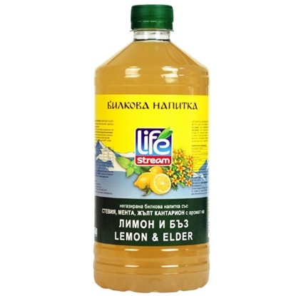 БИЛКОВА НАПИТКА ЛАЙФ ЛИМОН И БЪЗ 1Л.*6БР.