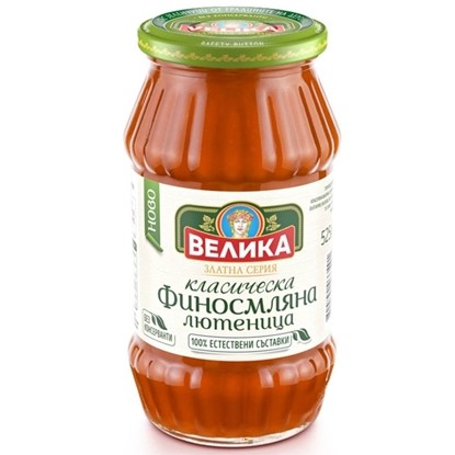 ЛЮТЕНИЦА ФИНОСМЛЯНА ВЕЛИКА 525ГР.*6БР.ДЕРОНИ КЛАСИЧЕСКА