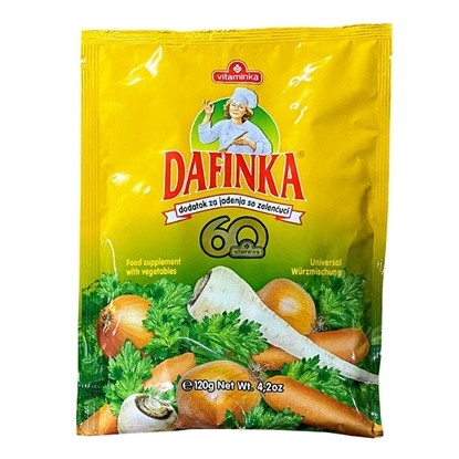 УНИВЕРСАЛНА ЗЕЛЕНЧУКОВА ПОДПРАВКА ДАФИНКА 120ГР.*15БР.