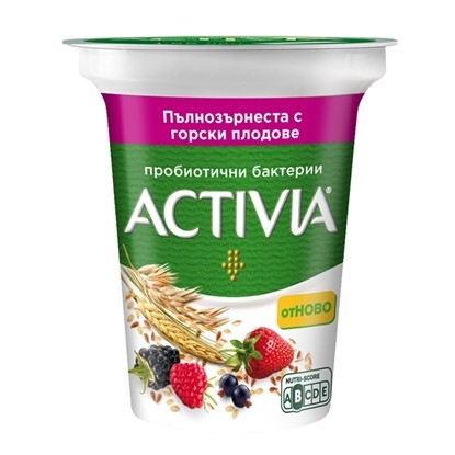 АКТИВИА ПЪЛНОЗЪРНЕСТА С ГОРСКИ ПЛОДОВЕ 280ГР.*12БР. ДАНОН