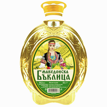МАКЕДОНСКА БЪКЛИЦА БЯЛО ВИНО 2Л*4БР. КАРНОБАТ