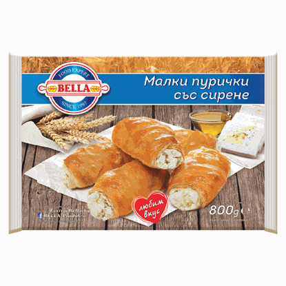 МИНИ БАНИЧКИ /ПУРИЧКИ/ СЪС СИРЕНЕ БЕЛЛА 800ГР.*10БР.
