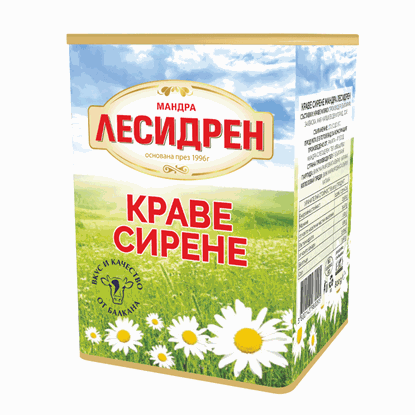 КРАВЕ СИРЕНЕ ТЕНЕКИЯ 800ГР.*6БР. ЛЕСИДРЕН /ПРЕВОДИ/-ЦЕНА ЗА БР.
