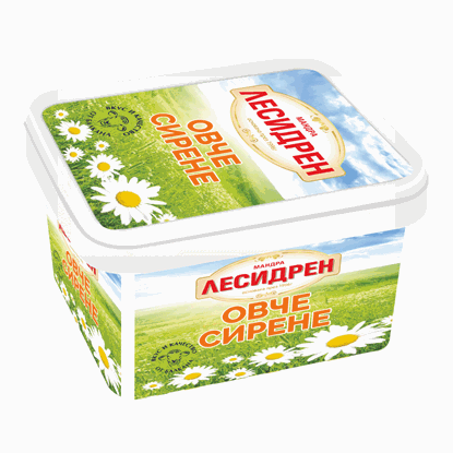 ОВЧЕ СИРЕНЕ ЛЕСИДРЕН 900ГР.*8БР. ПВЦ /ПРЕВОДИ/ - ЦЕНА ЗА БР.
